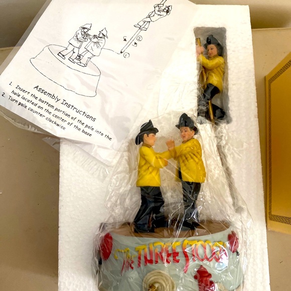 Westland giftware The Three Stooges smoke gets in your eyes musical NEW!! - Picture 5 of 5